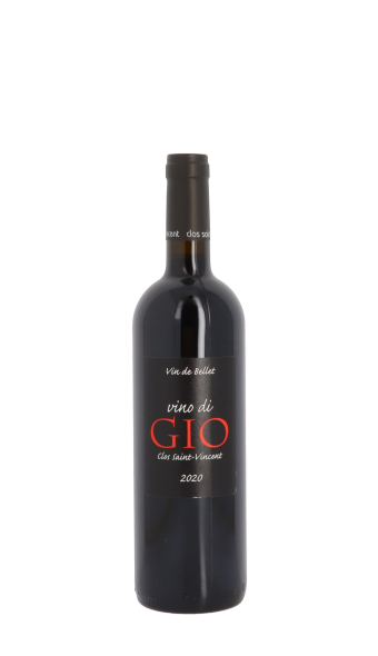 Clos St Vincent, Vino Di Gio 2020 Rouge 75cl