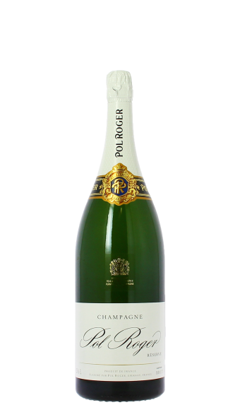 Champagne Pol Roger, Brut Réserve Blanc Double Magnum